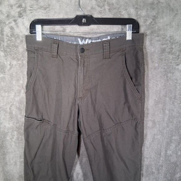 Wrangler ATG X Durable Utility Stretch Pants Mens 30x30 Inseam 28  Gray Canvas - Picture 3 of 7